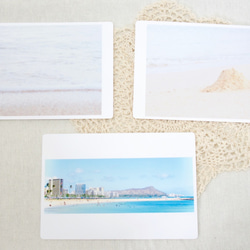 【ポストカード】ハワイの浜辺 2枚目の画像