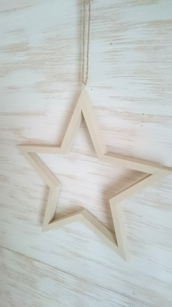 wood star        星   小 4枚目の画像
