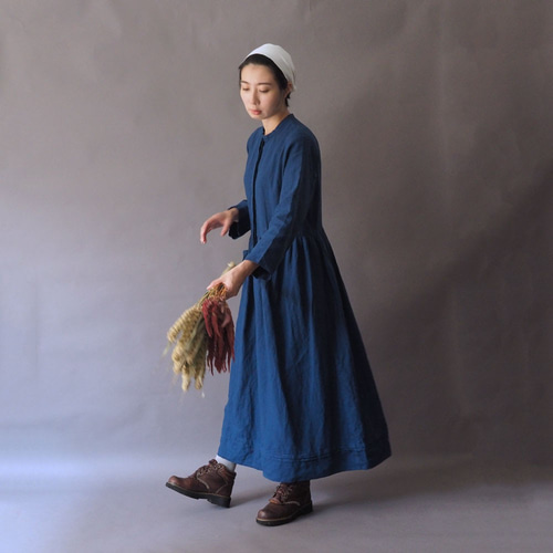 受注制作】トラディショナルアーミッシュドレス◇アーミッシュブルー  