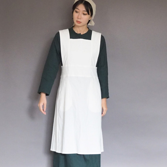 用您最喜歡的面料製成的阿米甚人圍裙（定做） 第4張的照片