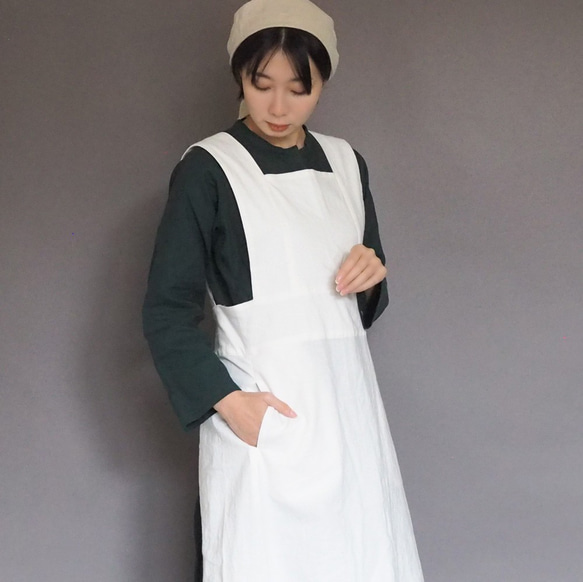 用您最喜歡的面料製成的阿米甚人圍裙（定做） 第11張的照片