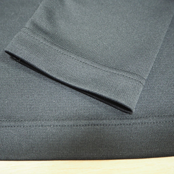 [L]阿米甚式簡單的衣服◇四分之三套筒（黑色）*球衣材料* 第8張的照片