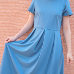 【訂做】阿米甚風格簡約連衣裙◇天藍色*標準面料* 第8張的照片