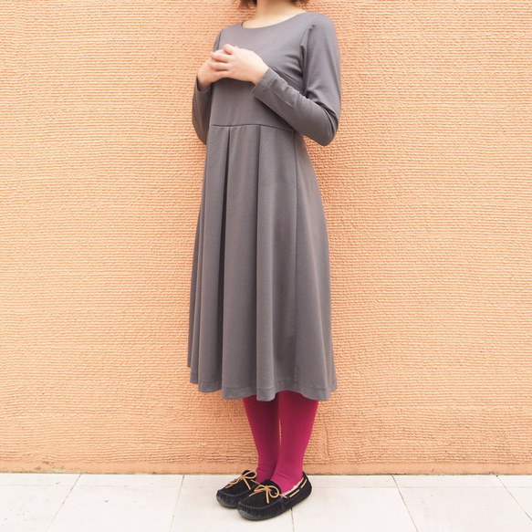 [S]阿米甚式簡單的衣服◇長袖（灰色）*經典織物* 第2張的照片