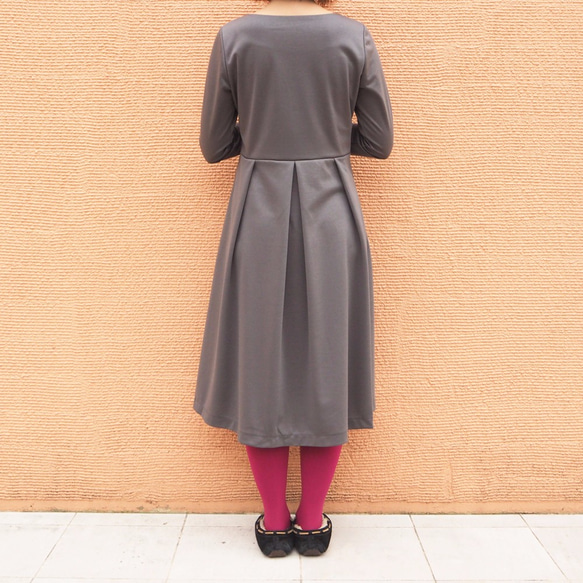 [S]阿米甚式簡單的衣服◇長袖（灰色）*經典織物* 第5張的照片