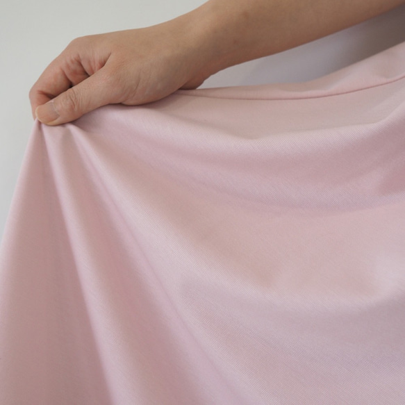 [M]阿米甚人風格的簡單連衣裙◇短袖（淺粉色）*經典面料* 第9張的照片