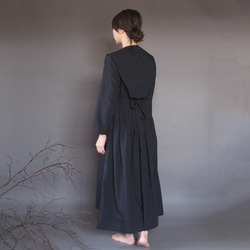 [定制] 傳統阿米甚人連衣裙 | 黑色 *柔軟襯衫面料* 第5張的照片