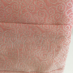 畳縁のバック  唐草ピンク 2枚目の画像