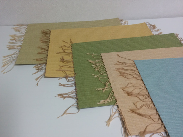 和紙の畳のランチョンマット 1枚目の画像