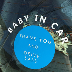 BABY IN CAR. KIDS IN CAR ステッカー 2枚目の画像