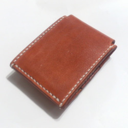 [Ⅲ/紅棕色]卡片零錢包Ⅲ CC-12rbn 零錢包 鞣革零錢包 第4張的照片