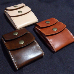 【ﾌﾟﾙｱｯﾌﾟﾚｻﾞｰ ｸﾞﾘｰﾝ】巾７cm カードとコインの財布Ⅲ CC-12pgn コインケース 小銭入 8枚目の画像