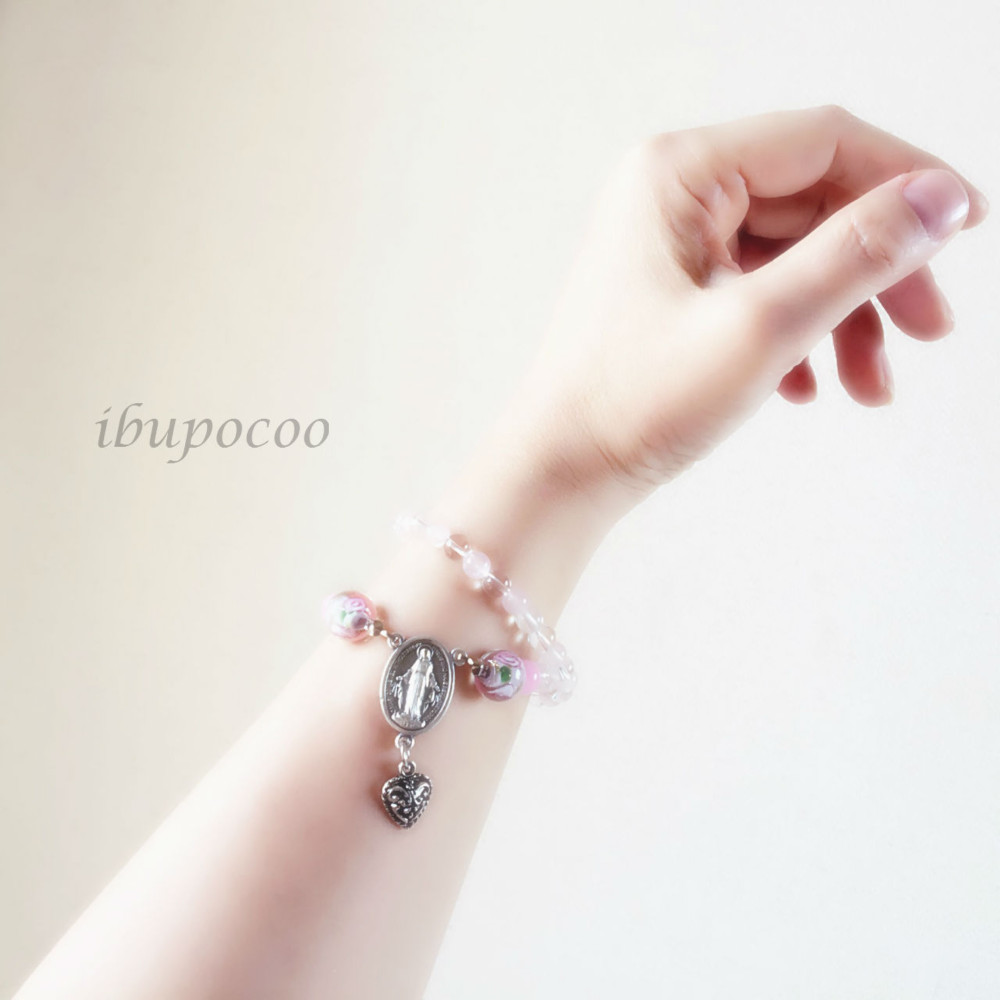 Princess Aurora　オーロラ姫　*不思議のメダイとバラと水晶* 4,500円