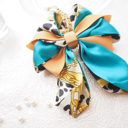 プレゼントに♡今年流行りのスカーフを使ったチャーム‼︎ フラールby felice ribbon 5枚目の画像