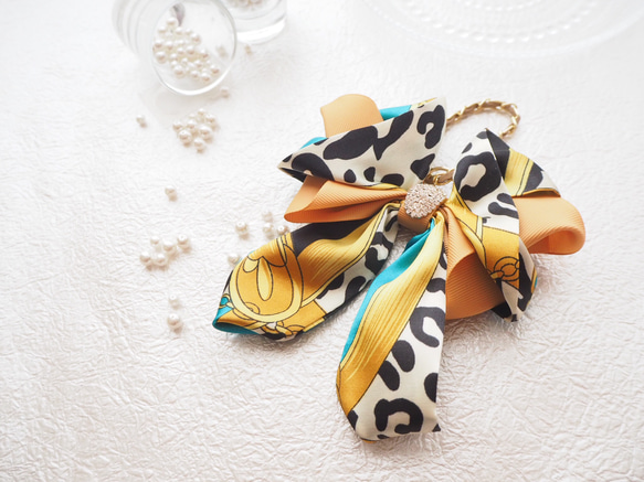 プレゼントに♡今年流行りのスカーフを使ったチャーム‼︎ フラールby felice ribbon 8枚目の画像