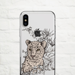 Leopard クリアソフト ケース iPhone14, 14 Pro, Max 対応 1枚目の画像