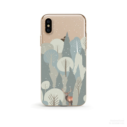 Deer Christmas クリアソフト ケース iPhone13, 13 Pro, Max 対応 2枚目の画像