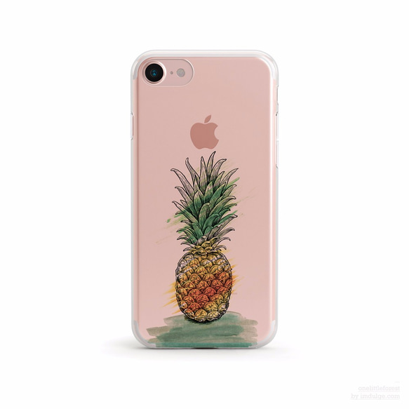 Pineapple Apple クリアソフト ケース 3枚目の画像