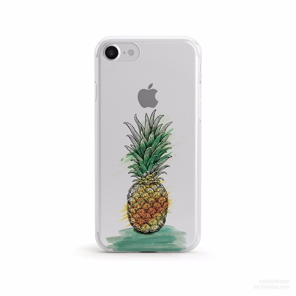 Pineapple Apple クリアソフト ケース 4枚目の画像