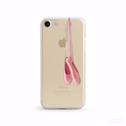 Ballet Shoes クリアソフト ケース iPhone15, 15 Pro, Max 対応 5枚目の画像