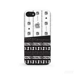 African Mudcloth Pattern Duo, III クリアソフト ケース iPhone13 対応 3枚目の画像