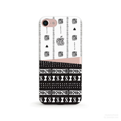 African Mudcloth Pattern Duo, III クリアソフト ケース iPhone13 対応 5枚目の画像