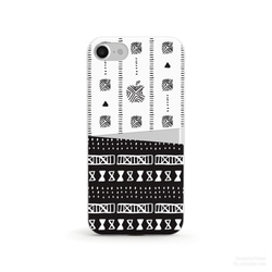 African Mudcloth Pattern Duo, III クリアソフト ケース iPhone13 対応 6枚目の画像