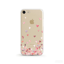 【人気】【名入れ可】All The Love in The World クリアソフト ケース iPhone15 対応 1枚目の画像