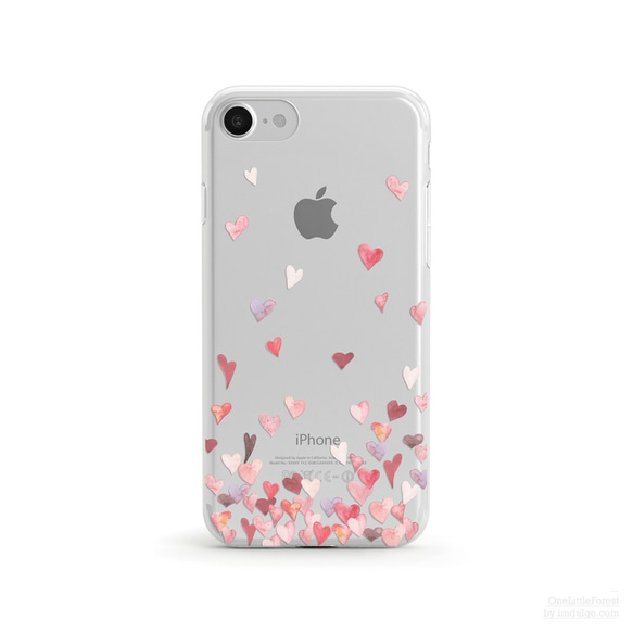 【人気】【名入れ可】All The Love in The World クリアソフト ケース iPhone15 対応 5枚目の画像