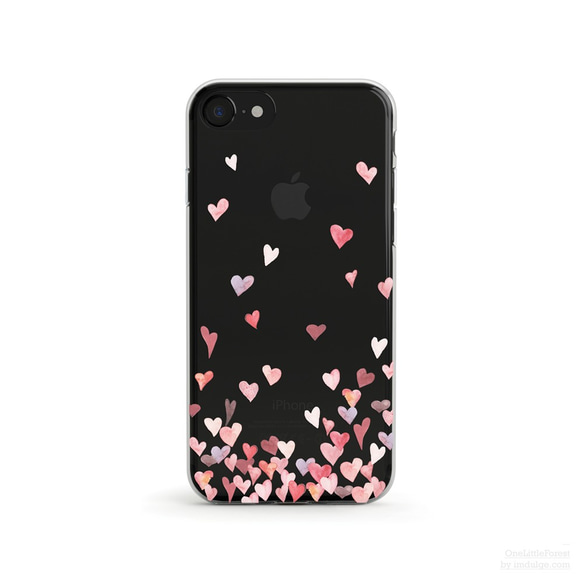 【人気】【名入れ可】All The Love in The World クリアソフト ケース iPhone15 対応 6枚目の画像