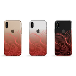 Wave Visual Art, Crimson クリアソフト ケース iPhone13, 13 Pro, Max 対応 2枚目の画像