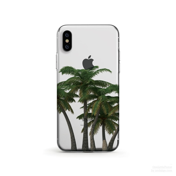 Tropical Palm Tree クリアソフト ケース iPhone13, 13 Pro, Max 対応 2枚目の画像