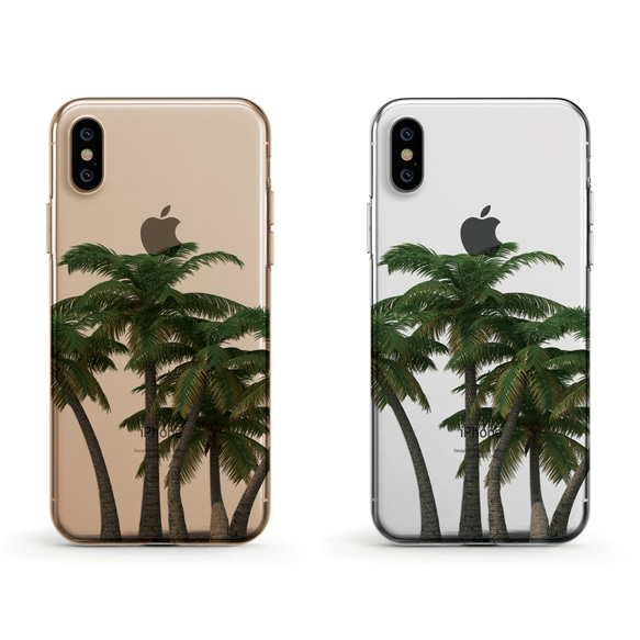 Tropical Palm Tree クリアソフト ケース iPhone13, 13 Pro, Max 対応 3枚目の画像