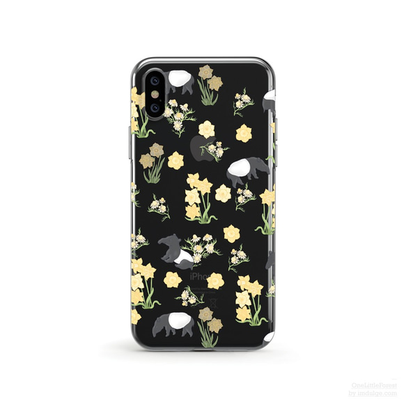 Tapir, Daffodil クリアソフト ケース iPhone13, 13 Pro, Max 対応 4枚目の画像