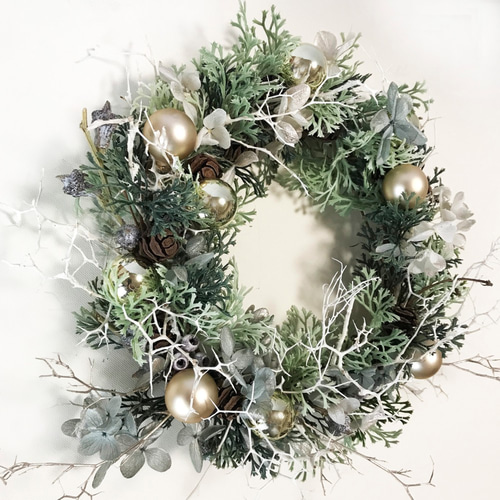 リースの森のクリスマスリース chw-03 リース リースの森工房 通販