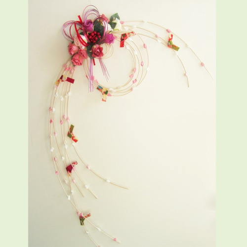 お正月飾りもち花リースNYR-01 しめ縄・しめ飾り リースの森工房 通販