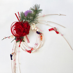 ラスト1点【お正月2026】☆たくさん再販☆本しめ縄幸せ可憐マムお正月