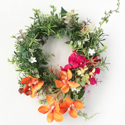 お正月飾りもち花リース NYp-11 お正月しめ縄リース しめ縄・しめ飾り