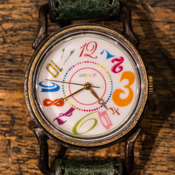 Buckley Medium (店頭在庫品/ハンドメイド腕時計/カラフル/ユニーク) 4枚目の画像