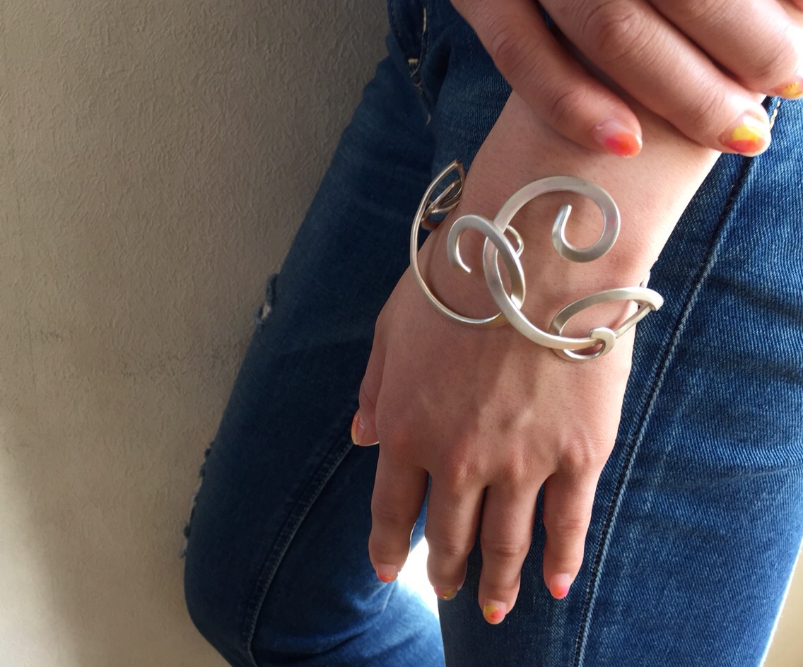 《1点物》silver925＊うずまきのブレスレット