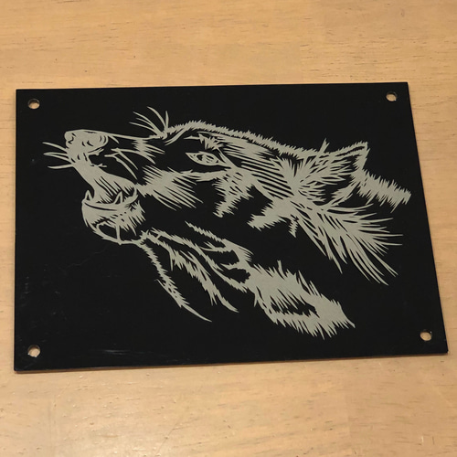 送料無料 オオカミ 切り絵 切り絵 CHI-JARCK 通販 10295406｜Creema