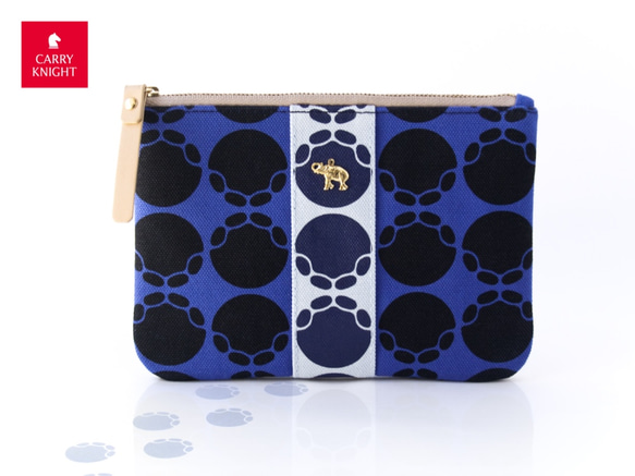 ELEPHANT POUCH〈 Blue 〉 1枚目の画像