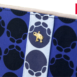 ELEPHANT POUCH &lt;藍色&gt; 第4張的照片