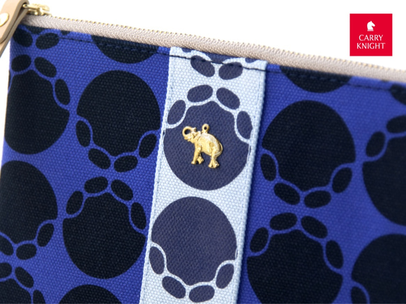 ELEPHANT POUCH〈 Blue 〉 4枚目の画像