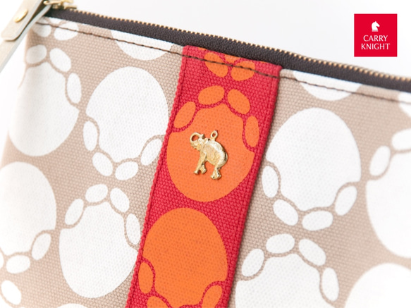 ELEPHANT POUCH〈 Beige 〉 5枚目の画像