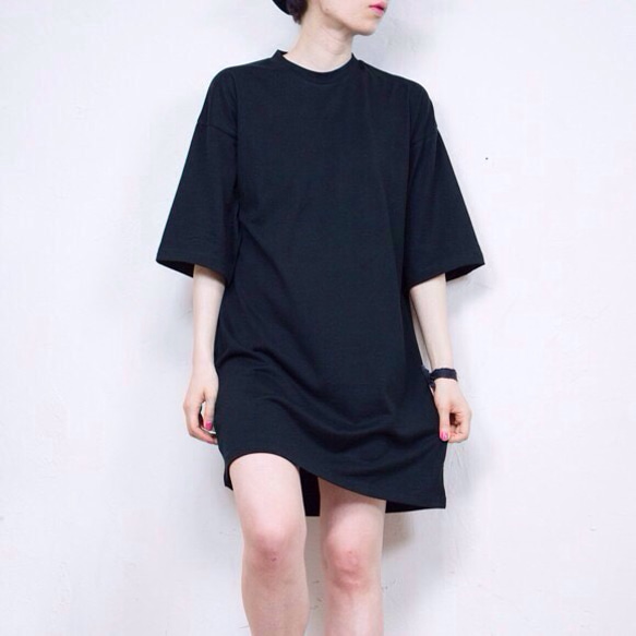 《M.A DESIGN》ロングスリーブT-Shirt Dress 1枚目の画像