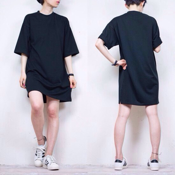 《M.A DESIGN》ロングスリーブT-Shirt Dress 5枚目の画像