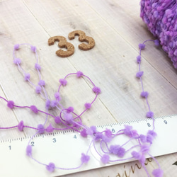 つぶつぶ糸30ｇ巻　ミニコーン仕様 2枚目の画像
