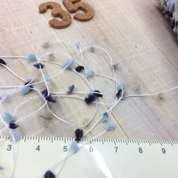 つぶつぶ糸30ｇ巻　ミニコーン仕様 2枚目の画像