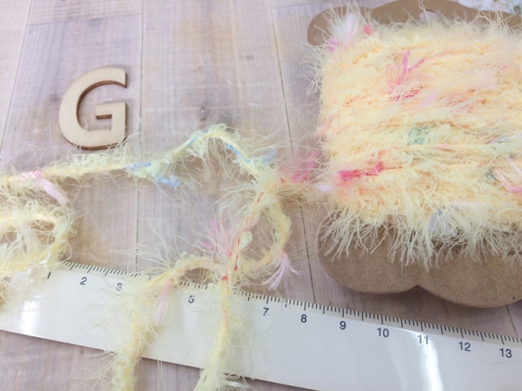 【再々販】めちゃ可愛い　イタリア製の糸 約10ｍ 2枚目の画像